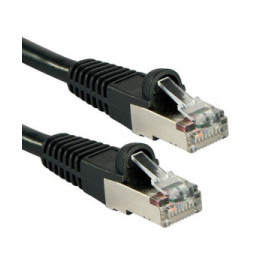 Lindy 47179 câble de réseau Noir 2 m Cat6 S/FTP (S-STP) Câble réseau Noir Cat.6A S/FTP LSZH, 2m  (47179)