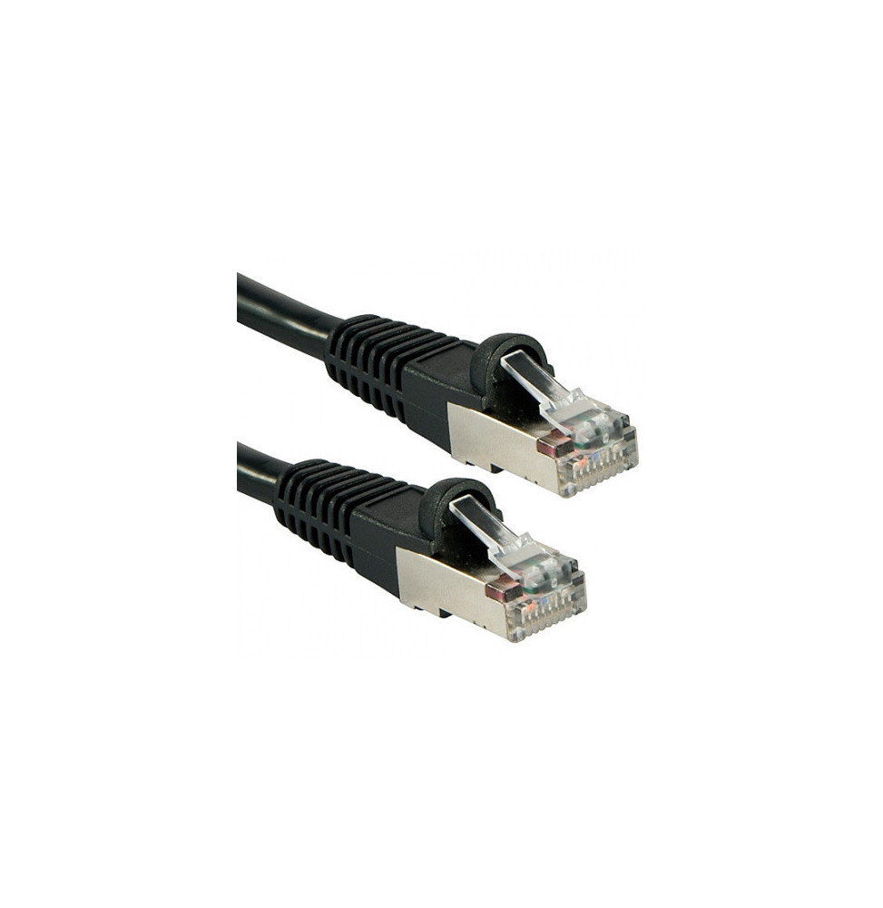 Lindy 47179 câble de réseau Noir 2 m Cat6 S/FTP (S-STP) Câble réseau Noir Cat.6A S/FTP LSZH, 2m  (47179)