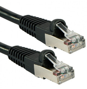Lindy 47179 câble de réseau Noir 2 m Cat6 S/FTP (S-STP) Câble réseau Noir Cat.6A S/FTP LSZH, 2m  (47179)