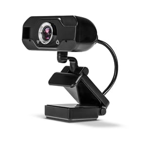 Lindy 43300 webcam 1920 x 1080 pixels USB 2.0 Noir Webcam Full HD 1080p avec Microphone  (43300)