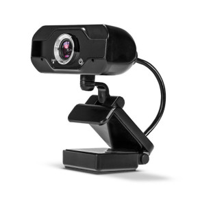 Lindy 43300 webcam 1920 x 1080 pixels USB 2.0 Noir Webcam Full HD 1080p avec Microphone  (43300)