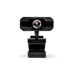 Lindy 43300 webcam 1920 x 1080 pixels USB 2.0 Noir Webcam Full HD 1080p avec Microphone  (43300)