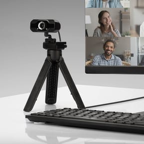 Lindy 43300 webcam 1920 x 1080 pixels USB 2.0 Noir Webcam Full HD 1080p avec Microphone  (43300) — image 5