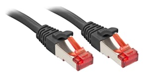 Lindy 47779 câble de réseau Noir 2 m Cat6 S/FTP (S-STP) Câble réseau Noir Cat.6 S/FTP, 2m  (47779)