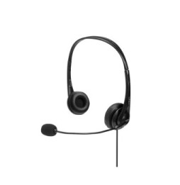 Lindy 42870 écouteur/casque Avec fil Arceau Appels/Musique USB Type-A Noir (42870)