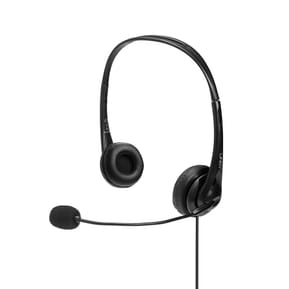 Lindy 42870 écouteur/casque Avec fil Arceau Appels/Musique USB Type-A Noir (42870)