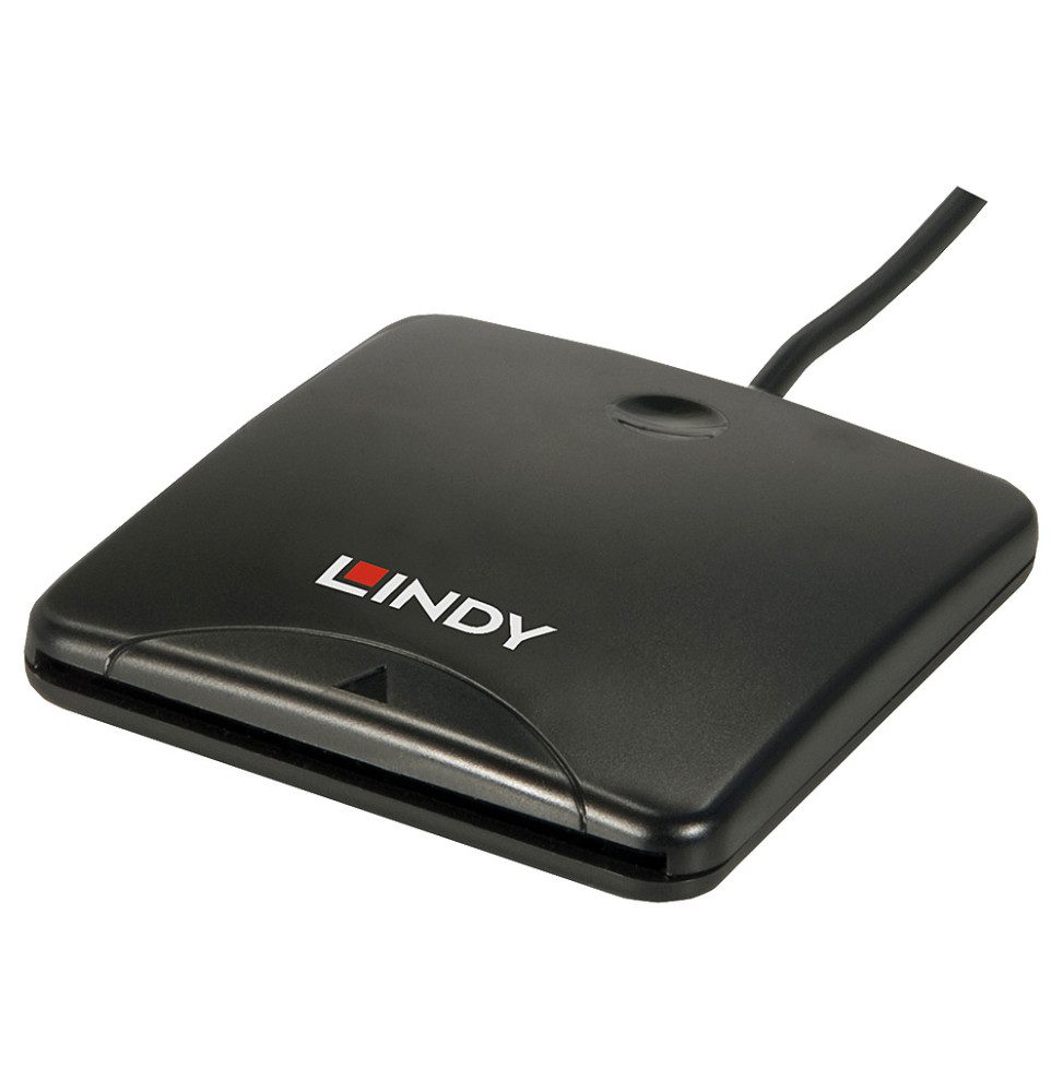 Lindy 42768 lecteur de carte magnétique Noir USB Lecteur de cartes Smart Card, USB 2.0  (42768)