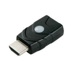 Lindy 32114 changeur de genre de câble HDMI Type A Noir Emulateur HDMI 2.0 18G EDID  (32114)