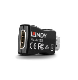 Lindy 32115 changeur de genre de câble HDMI Noir Emulateur HDMI 2.0 EDID  (32115)