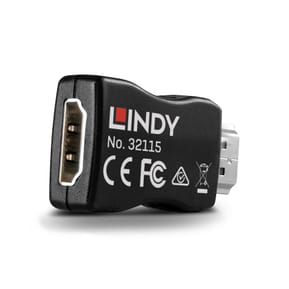 Lindy 32115 changeur de genre de câble HDMI Noir Emulateur HDMI 2.0 EDID (32115) — image 2