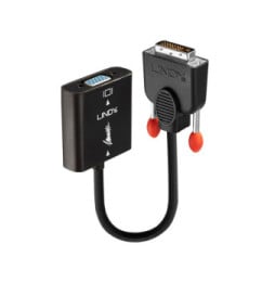 Lindy 38189 câble vidéo et adaptateur 0,1 m DVI-D VGA (D-Sub) Noir Convertisseur DVI vers VGA  (38189)