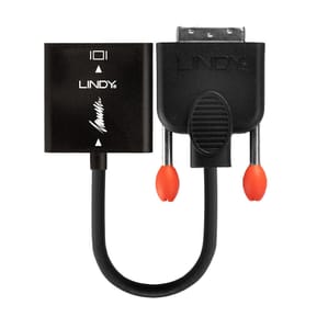 Lindy 38189 câble vidéo et adaptateur 0,1 m DVI-D VGA (D-Sub) Noir Convertisseur DVI vers VGA  (38189) — image 2