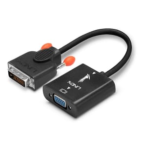 Lindy 38189 câble vidéo et adaptateur 0,1 m DVI-D VGA (D-Sub) Noir Convertisseur DVI vers VGA  (38189) — image 5
