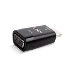 Lindy 38194 câble vidéo et adaptateur HDMI Type A (Standard) VGA Noir Convertisseur HDMI vers VGA  (38194)