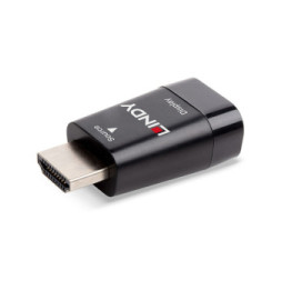 Lindy 38194 câble vidéo et adaptateur HDMI Type A (Standard) VGA Noir Convertisseur HDMI vers VGA  (38194)