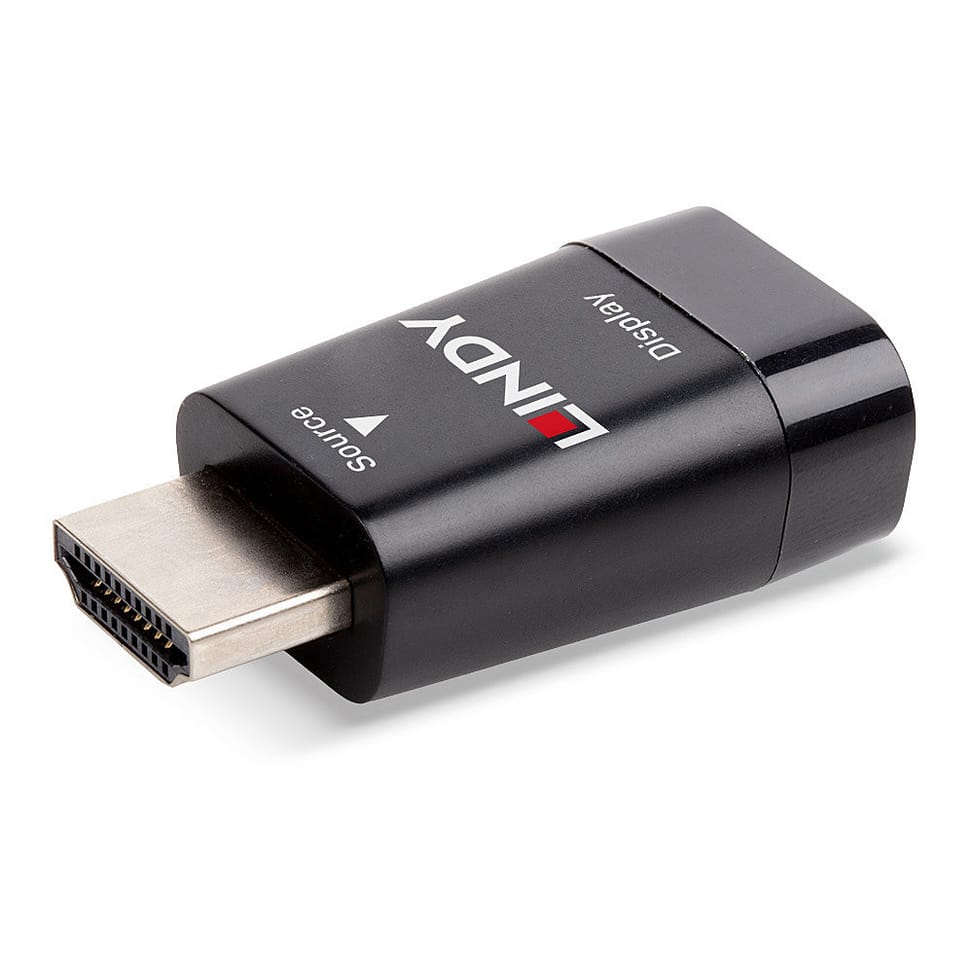Lindy 38194 câble vidéo et adaptateur HDMI Type A (Standard) VGA Noir Convertisseur HDMI vers VGA  (38194) — image 3