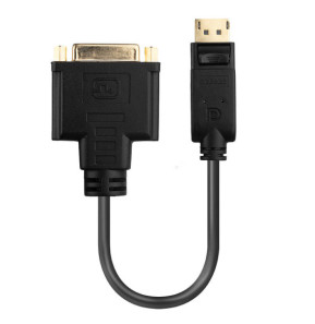 Lindy 41004 câble vidéo et adaptateur 0,15 m DisplayPort DVI-D Noir Convertisseur DisplayPort vers DVI  (41004)