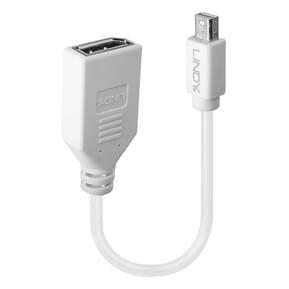 Lindy 41021 câble DisplayPort 0,15 m Mini DisplayPort Blanc (41021)