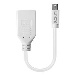 Lindy 41021 câble DisplayPort 0,15 m Mini DisplayPort Blanc (41021) — image 2
