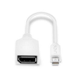 Lindy 41021 câble DisplayPort 0,15 m Mini DisplayPort Blanc (41021)