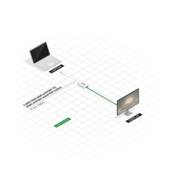 Lindy 41021 câble DisplayPort 0,15 m Mini DisplayPort Blanc (41021)