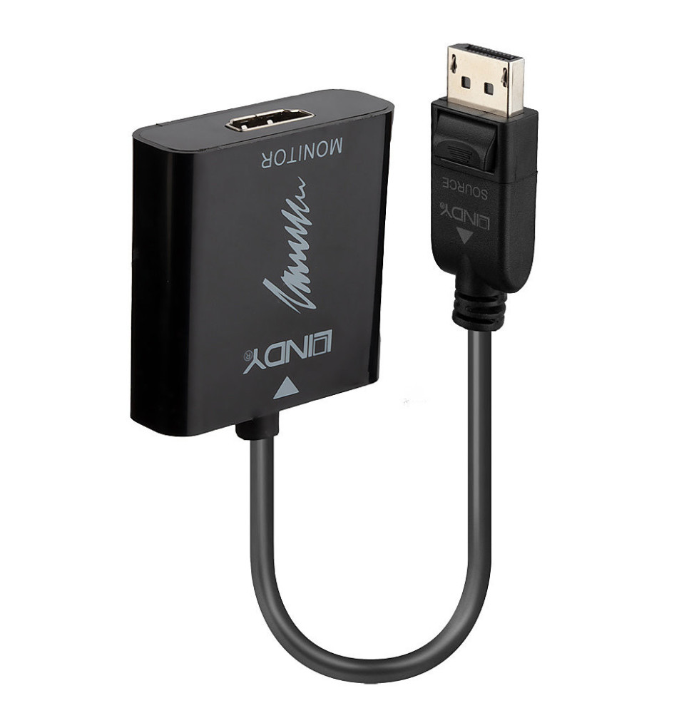 Lindy 41068 câble vidéo et adaptateur 1,5 m DisplayPort HDMI Type A (Standard) Noir (41068)