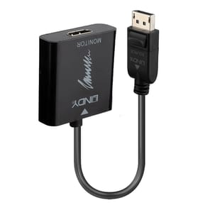 Lindy 41068 câble vidéo et adaptateur 1,5 m DisplayPort HDMI Type A (Standard) Noir (41068)