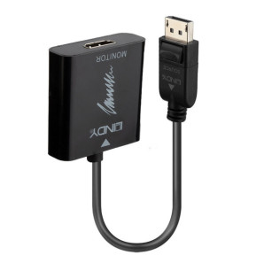Lindy 41068 câble vidéo et adaptateur 1,5 m DisplayPort HDMI Type A (Standard) Noir (41068)
