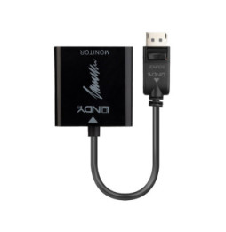 Lindy 41068 câble vidéo et adaptateur 1,5 m DisplayPort HDMI Type A (Standard) Noir (41068)