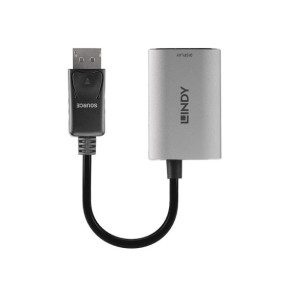 Lindy 41094 câble vidéo et adaptateur 0,11 m DisplayPort HDMI Gris Convertisseur actif DisplayPort 1.4 vers HDMI 8K  (41094)