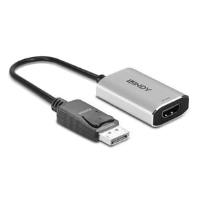 Lindy 41094 câble vidéo et adaptateur 0,11 m DisplayPort HDMI Gris Convertisseur actif DisplayPort 1.4 vers HDMI 8K  (41094) — image 3