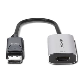Lindy 41094 câble vidéo et adaptateur 0,11 m DisplayPort HDMI Gris Convertisseur actif DisplayPort 1.4 vers HDMI 8K  (41094) — image 4