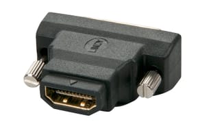 Lindy 41228 changeur de genre de câble HDMI-A FM DVI-D M Noir Adaptateur DVI-D mâle / HDMI A femelle  (41228) — image 2