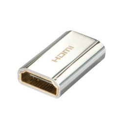 Lindy 41509 changeur de genre de câble HDMI Type A (Standard) Métallique Adaptateur CROMO® HDMI, double femelle  (41509)