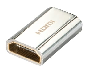 Lindy 41509 changeur de genre de câble HDMI Type A (Standard) Métallique Adaptateur CROMO® HDMI, double femelle  (41509)