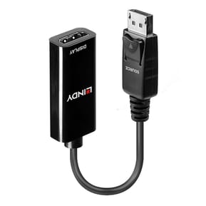 Lindy 41718 câble vidéo et adaptateur 0,15 m DisplayPort HDMI Noir Convertisseur DisplayPort vers HDMI (41718)