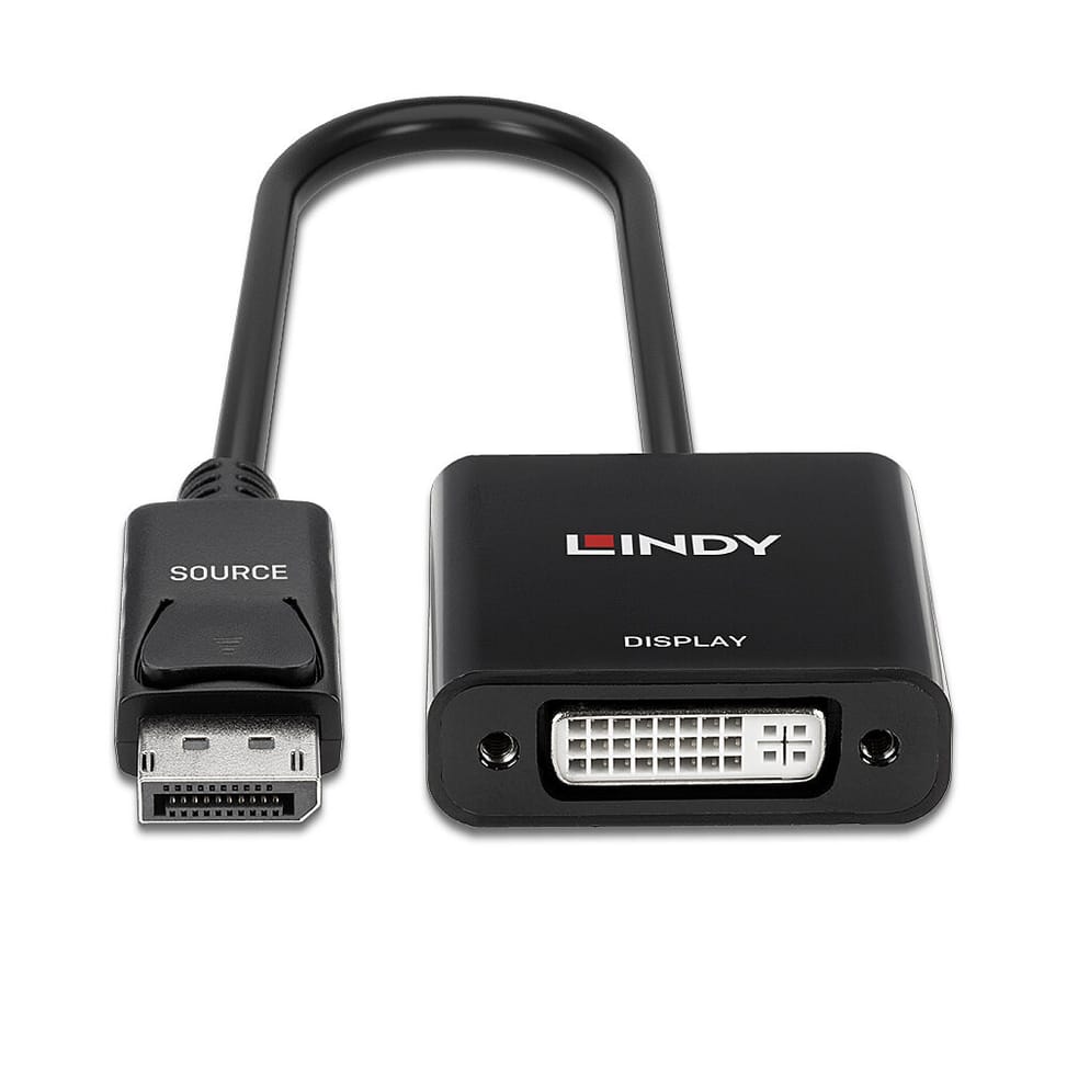 Lindy 41734 câble vidéo et adaptateur Noir Convertisseur Actif DisplayPort vers DVI  (41734) — image 4