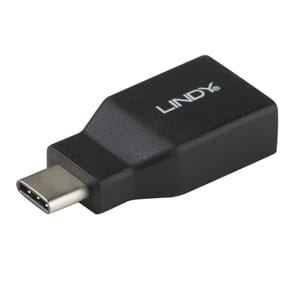 Lindy 41899 changeur de genre de câble USB 3.1-C USB 3.1-A Noir Adaptateur USB type C mâle vers A femelle  (41899)