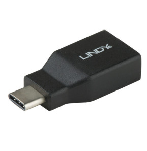 Lindy 41899 changeur de genre de câble USB 3.1-C USB 3.1-A Noir Adaptateur USB type C mâle vers A femelle  (41899)