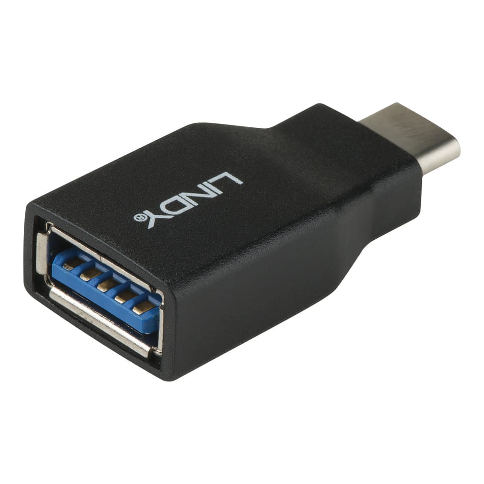 Lindy 41899 changeur de genre de câble USB 3.1-C USB 3.1-A Noir Adaptateur USB type C mâle vers A femelle  (41899) — image 2
