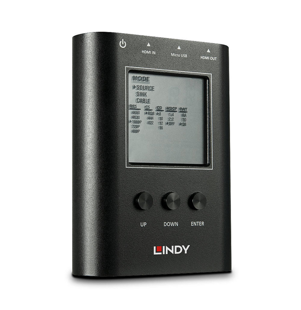 Lindy 32675 générateur de motif de test vidéo HDMI Générateur et analyseur de signal HDMI 2.0 18G  (32675)