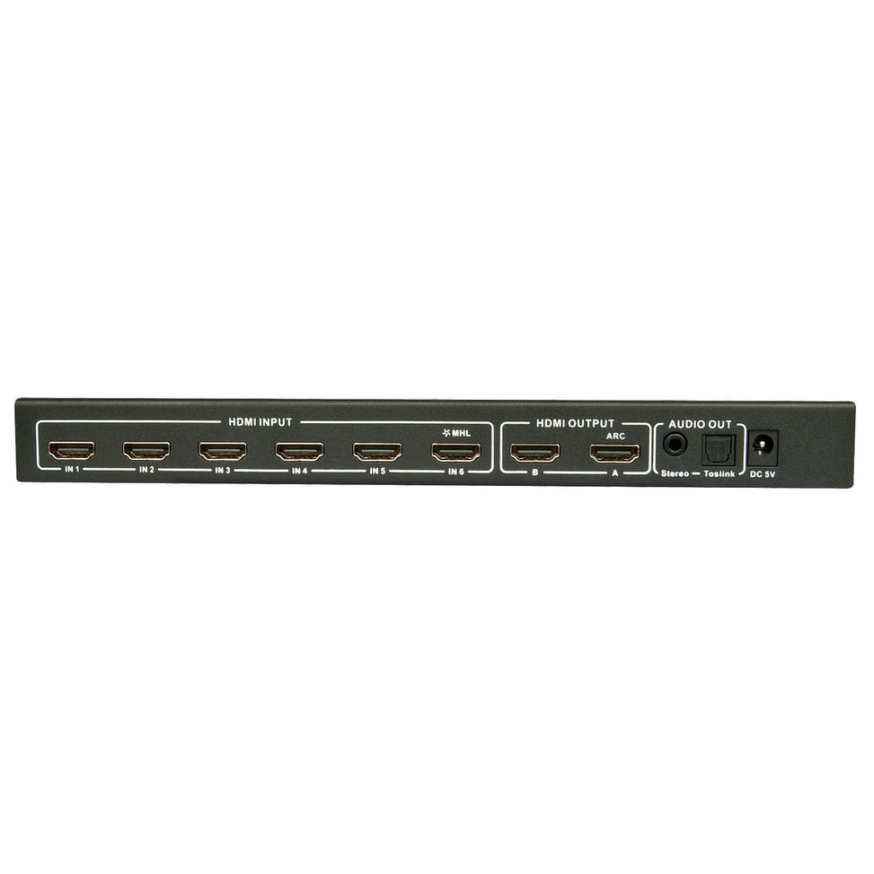 Lindy 38148 commutateur vidéo HDMI Matrix HDMI 6x2, avec fonction PiP, 10.2G  (38148) — image 2