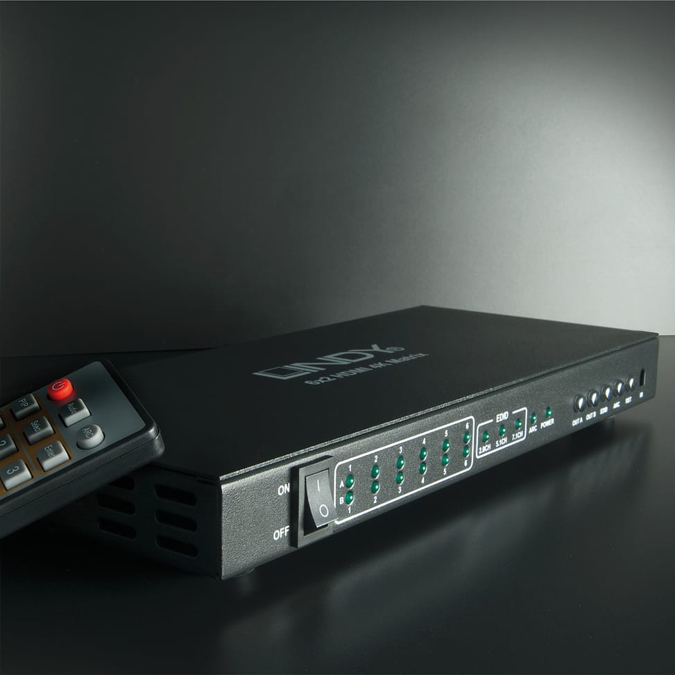 Lindy 38148 commutateur vidéo HDMI Matrix HDMI 6x2, avec fonction PiP, 10.2G  (38148) — image 3