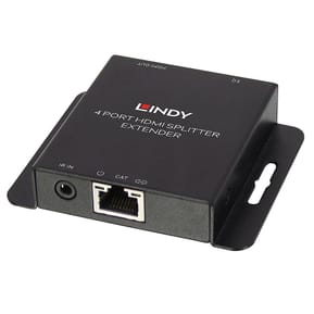 Lindy 38155 extension KVM Émetteur et récepteur Kit Extender Splitter 4 Ports HDMI & IR avec Loop Out, Cat.6 50m  (38155) — image 3