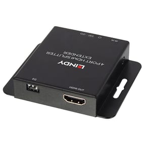 Lindy 38155 extension KVM Émetteur et récepteur Kit Extender Splitter 4 Ports HDMI & IR avec Loop Out, Cat.6 50m  (38155) — image 4
