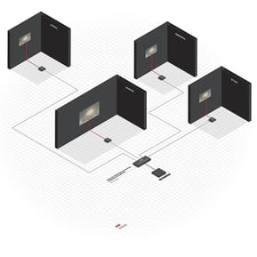 Lindy 38155 extension KVM Émetteur et récepteur Kit Extender Splitter 4 Ports HDMI & IR avec Loop Out, Cat.6 50m  (38155) — image 5