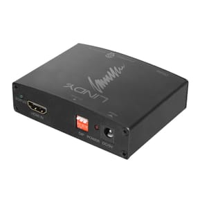 Lindy 38167 convertisseur audio Noir Extracteur audio HDMI 4K  (38167)
