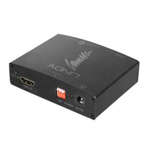 Lindy 38167 convertisseur audio Noir Extracteur audio HDMI 4K  (38167)