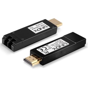 Lindy 38170 extension audio/video Émetteur et récepteur AV Noir Extender HDMI 4K30 sur fibre optique, 300m  (38170) — image 3