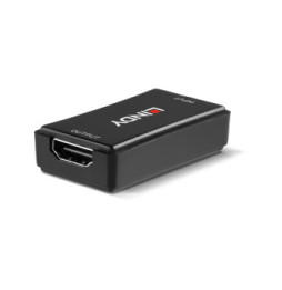 Lindy 38211 extension audio/video Noir Répéteur HDMI 4K60, 50m  (38211)